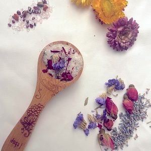 crystal herb bath salt: relax